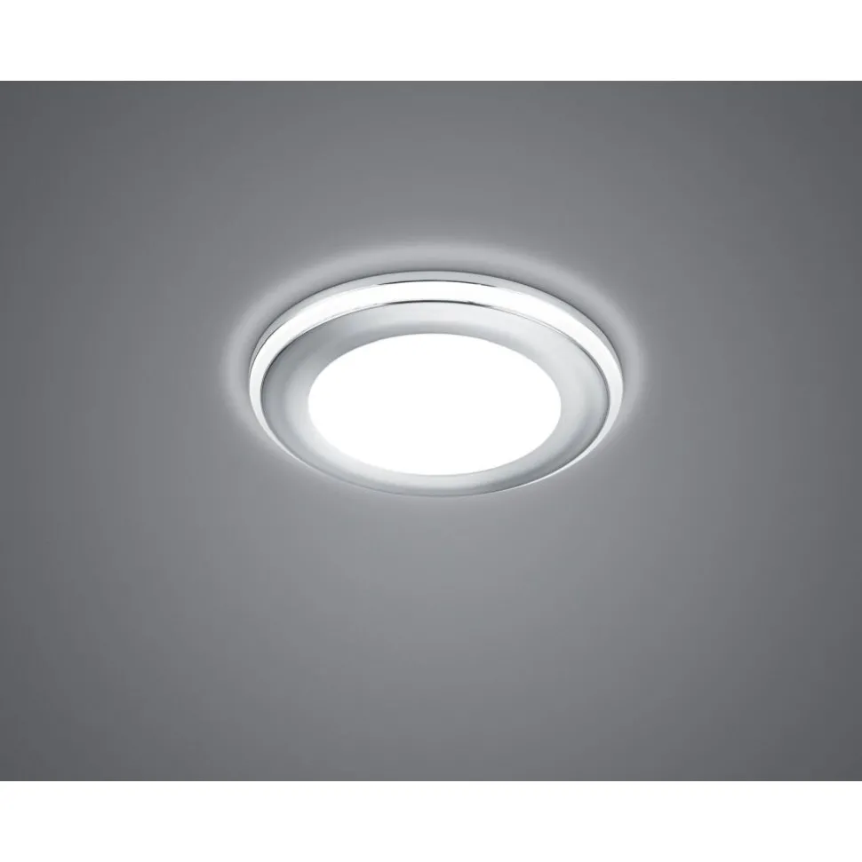 Spot Encastrable Trio Leuchten Aura Led Chrome, 1 Lumiere