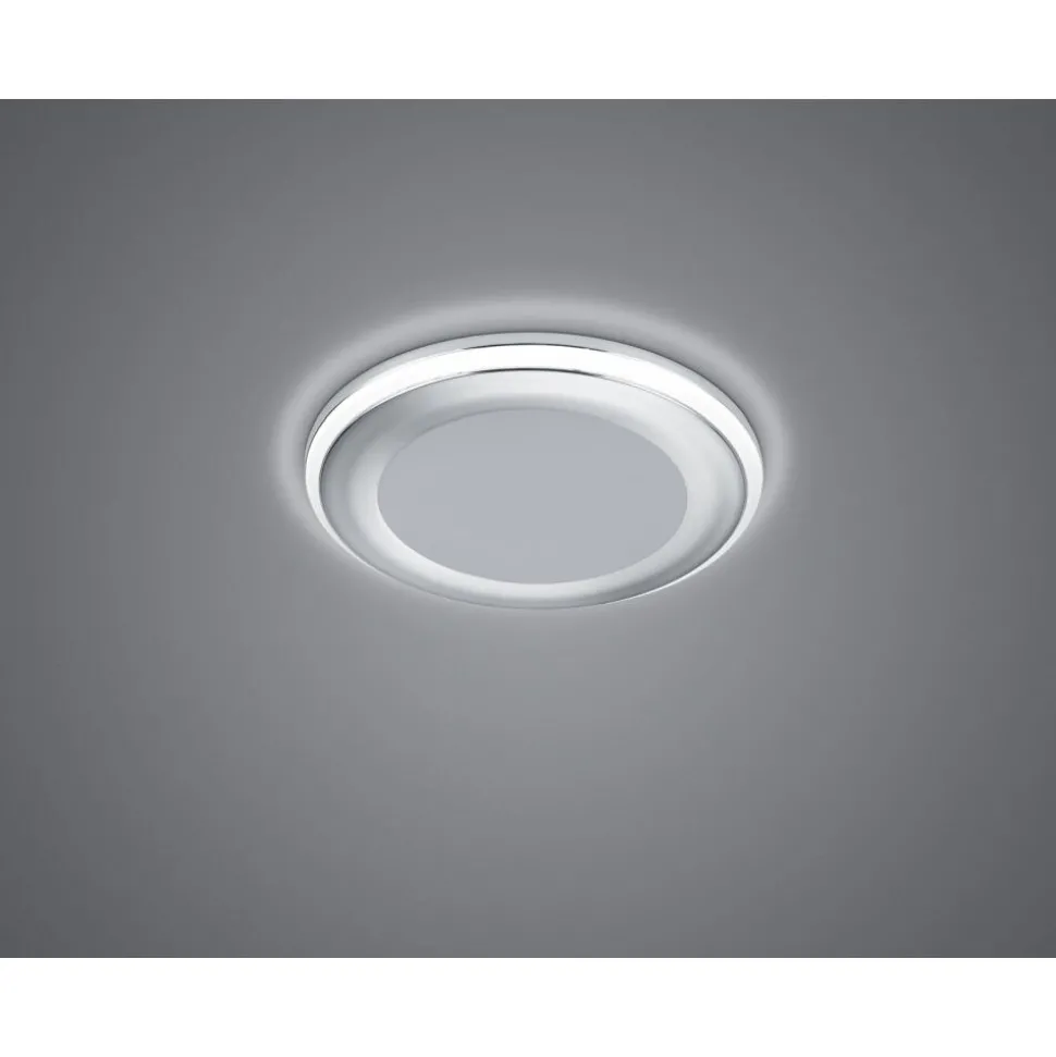 Spot Encastrable Trio Leuchten Aura Led Chrome, 1 Lumiere