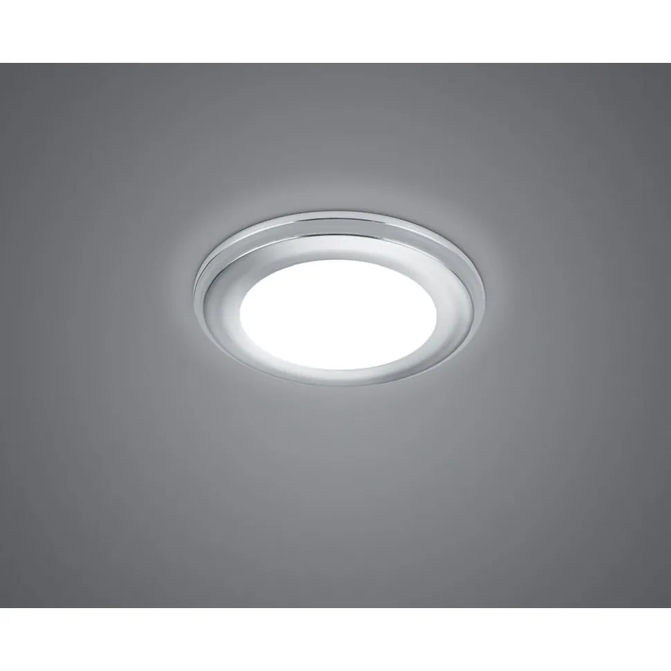 Spot Encastrable Trio Leuchten Aura Led Chrome, 1 Lumiere