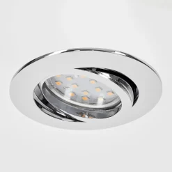 Spot Encastrablekerrouan Led Chrome, 1 Lumiere