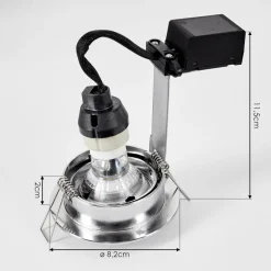 Spot Encastrablekerrouan Led Chrome, 1 Lumiere