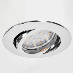Spot Encastrablekerrouan Led Chrome, 1 Lumiere