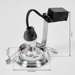 Spot Encastrablevibersviller Led Chrome, 1 Lumiere