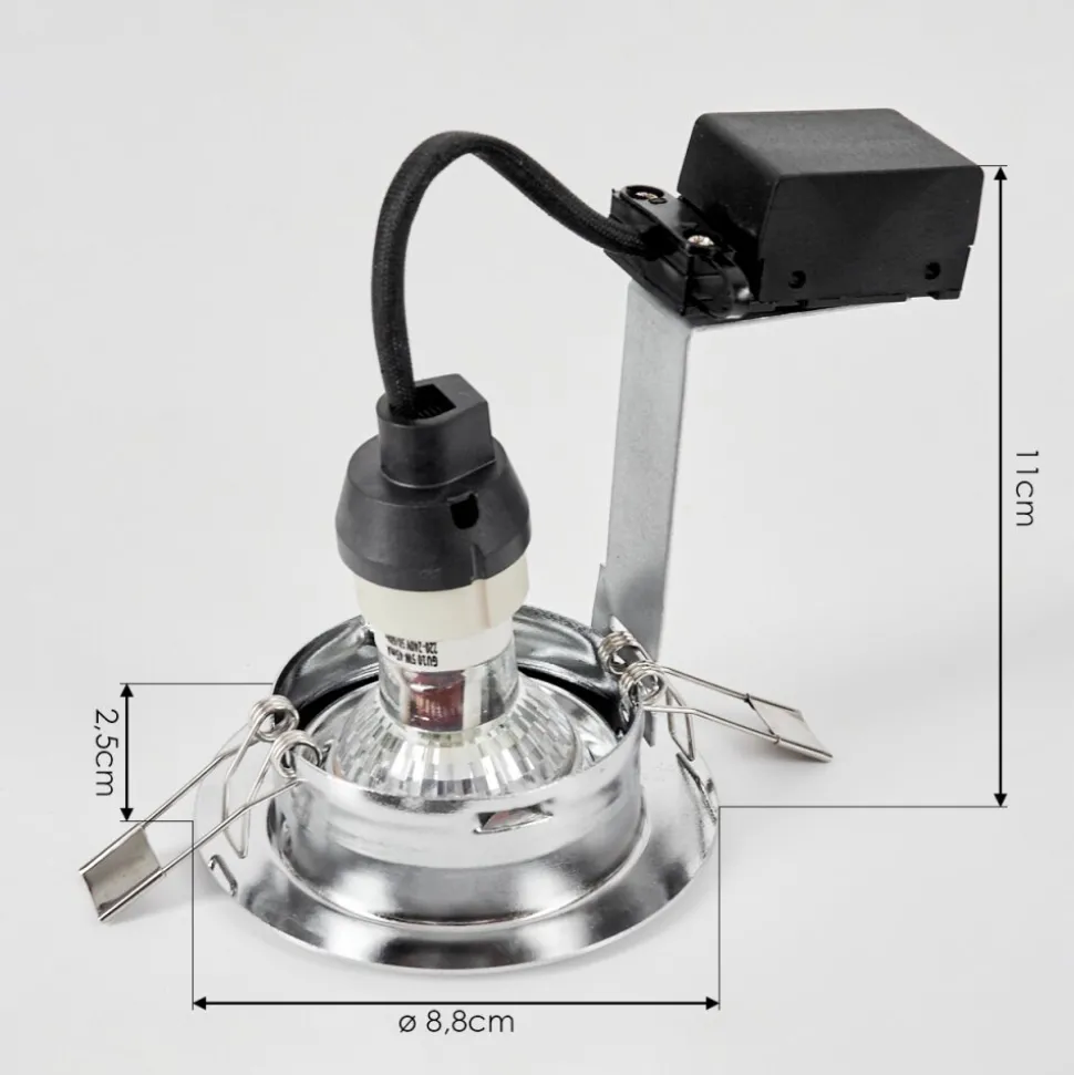 Spot Encastrablevibersviller Led Chrome, 1 Lumiere