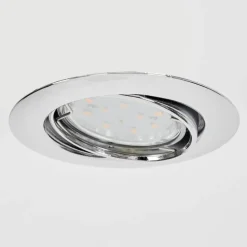 Spot Encastrablevibersviller Led Chrome, 1 Lumiere
