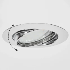 Spot Encastrablevibersviller Led Chrome, 1 Lumiere