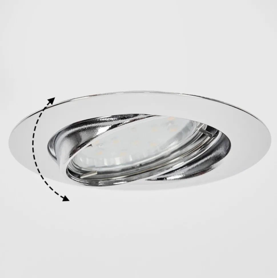 Spot Encastrablevibersviller Led Chrome, 1 Lumiere