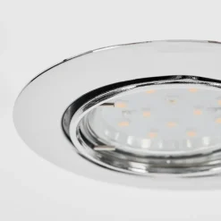 Spot Encastrablevibersviller Led Chrome, 1 Lumiere