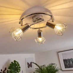 Spot Globo Chrome, 3 Lumieres