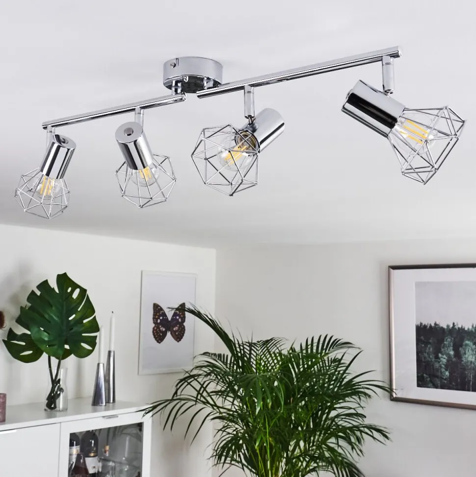 Spot Globo Chrome, 4 Lumieres