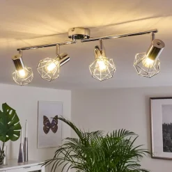 Spot Globo Chrome, 4 Lumieres