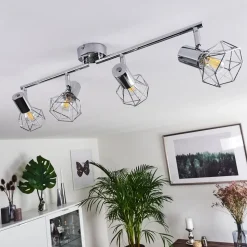 Spot Globo Chrome, 4 Lumieres