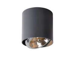 Spot Lucide Dialo Led Noir, 1 Lumiere