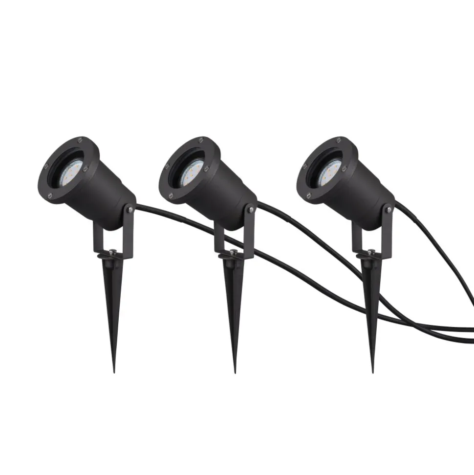 Spot Trio Ubangi Anthracite, 3 Lumieres