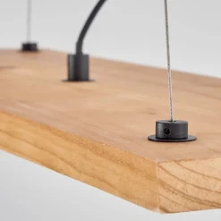 Suspension Adak Led Noir, 1 Lumiere