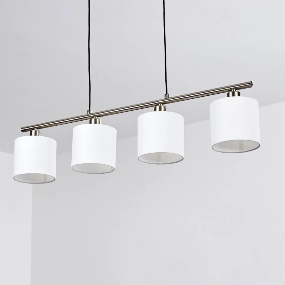 Suspension Alsen Nickel Mat, 4 Lumieres