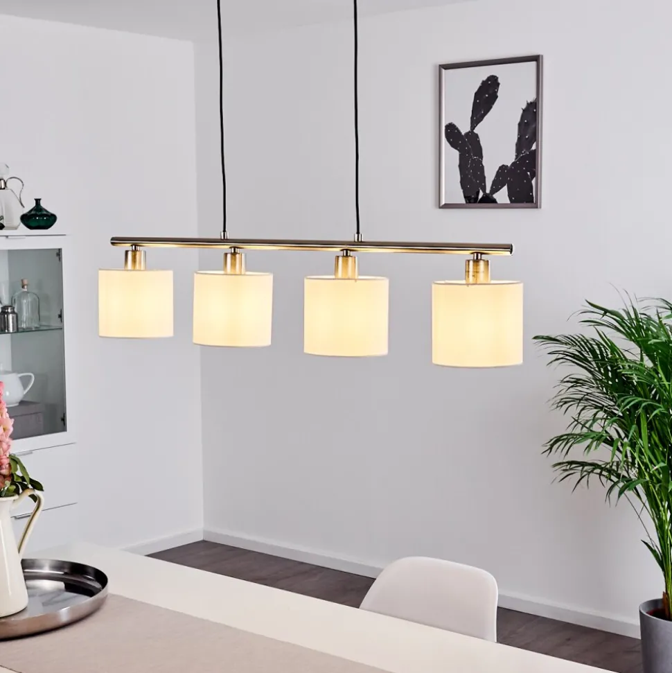 Suspension Alsen Nickel Mat, 4 Lumieres
