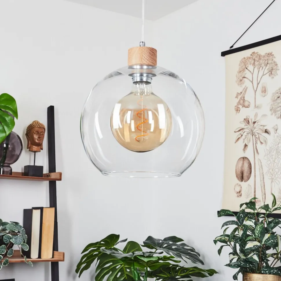 Suspension Andeer Ecru, 1 Lumiere