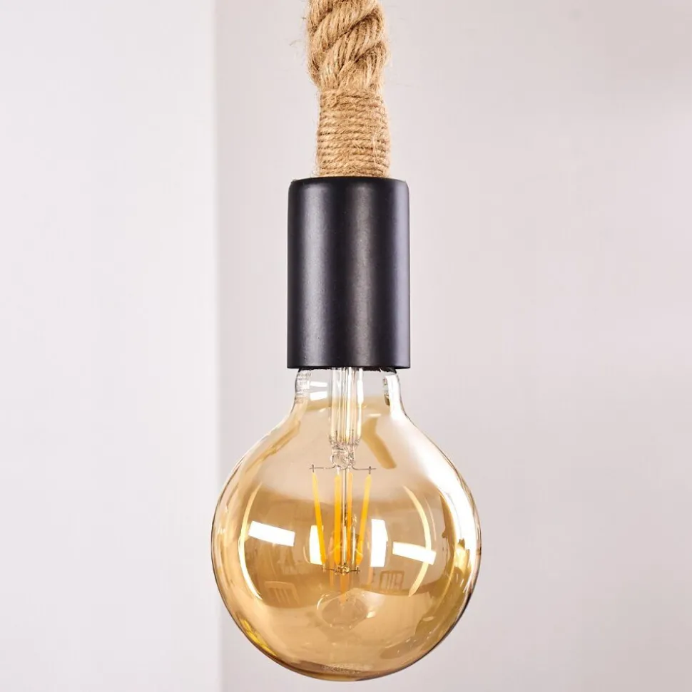 Suspension Asmara Brun, 2 Lumieres