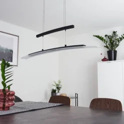 Suspension Balcairn Led Noir, 4 Lumieres