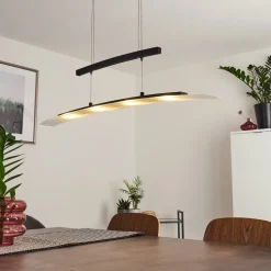 Suspension Balcairn Led Noir, 4 Lumieres