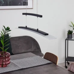 Suspension Balcairn Led Noir, 4 Lumieres