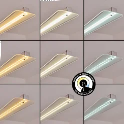 Suspension Barrud Led Argente, 1 Lumiere