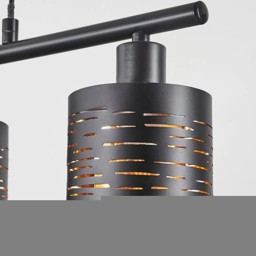 Suspension Bathinda Noir, 4 Lumieres
