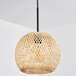 Suspension Bauro Ecru, 1 Lumiere