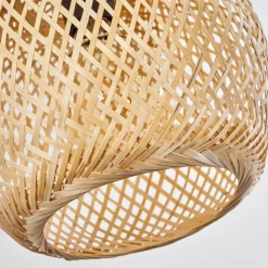 Suspension Bauro Ecru, 4 Lumieres