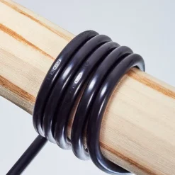 Suspension Betsele Bois Clair, Noir, 4 Lumieres