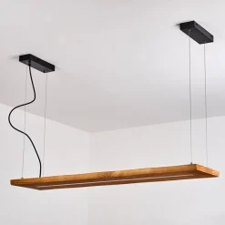 Suspension Blandford Led Noir, 1 Lumiere, Telecommandes