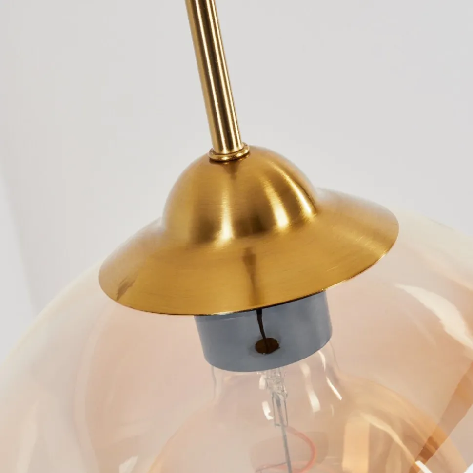 Suspension Calapa Laiton, 1 Lumiere