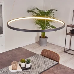 Suspension Calcium Led Anthracite, 1 Lumiere