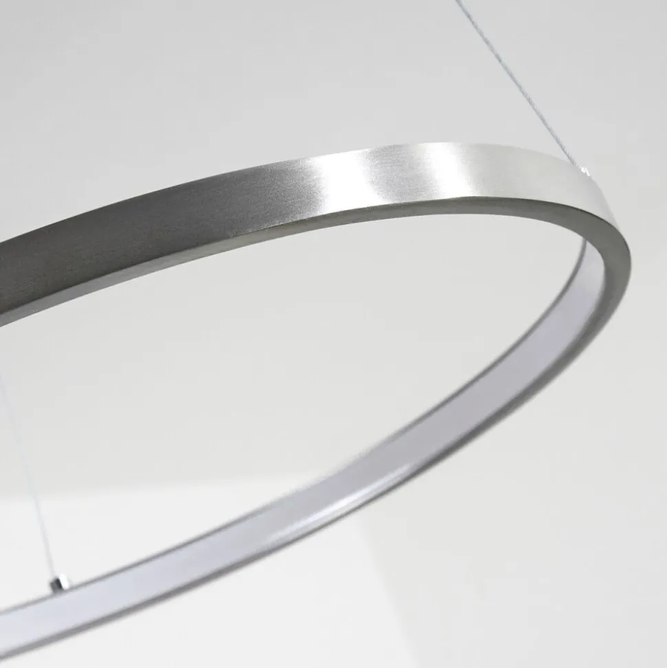 Suspension Calcium Led Nickel Mat, 1 Lumiere