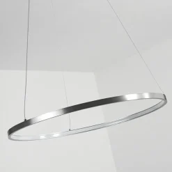 Suspension Calcium Led Nickel Mat, 1 Lumiere