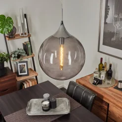 Suspension Calvisi Chrome, 1 Lumiere