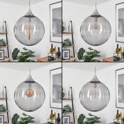 Suspension Calvisi Chrome, 1 Lumiere