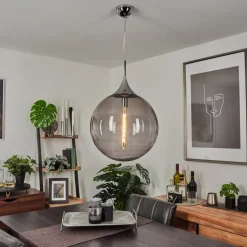 Suspension Calvisi Chrome, 1 Lumiere
