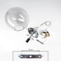 Suspension Calvisi Chrome, 1 Lumiere