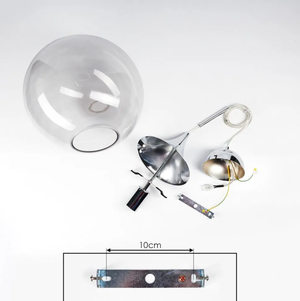 Suspension Calvisi Chrome, 1 Lumiere