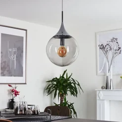 Suspension Calvisi Chrome, 1 Lumiere