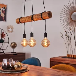 Suspension Canedo Brun, 3 Lumieres