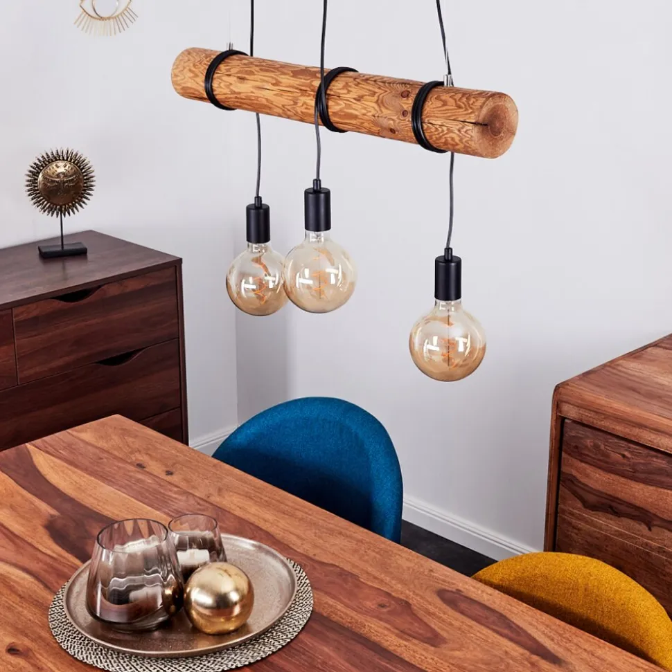 Suspension Canedo Brun, 3 Lumieres