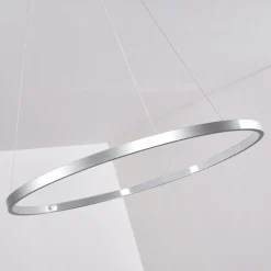 Suspension Canisteo Led Argente, 1 Lumiere