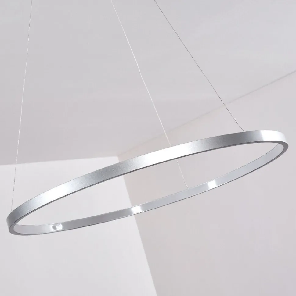 Suspension Canisteo Led Argente, 1 Lumiere