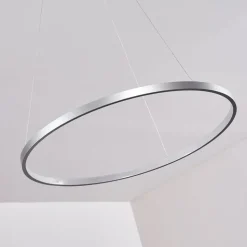Suspension Canisteo Led Argente, 1 Lumiere