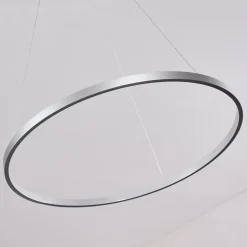 Suspension Canisteo Led Argente, 1 Lumiere