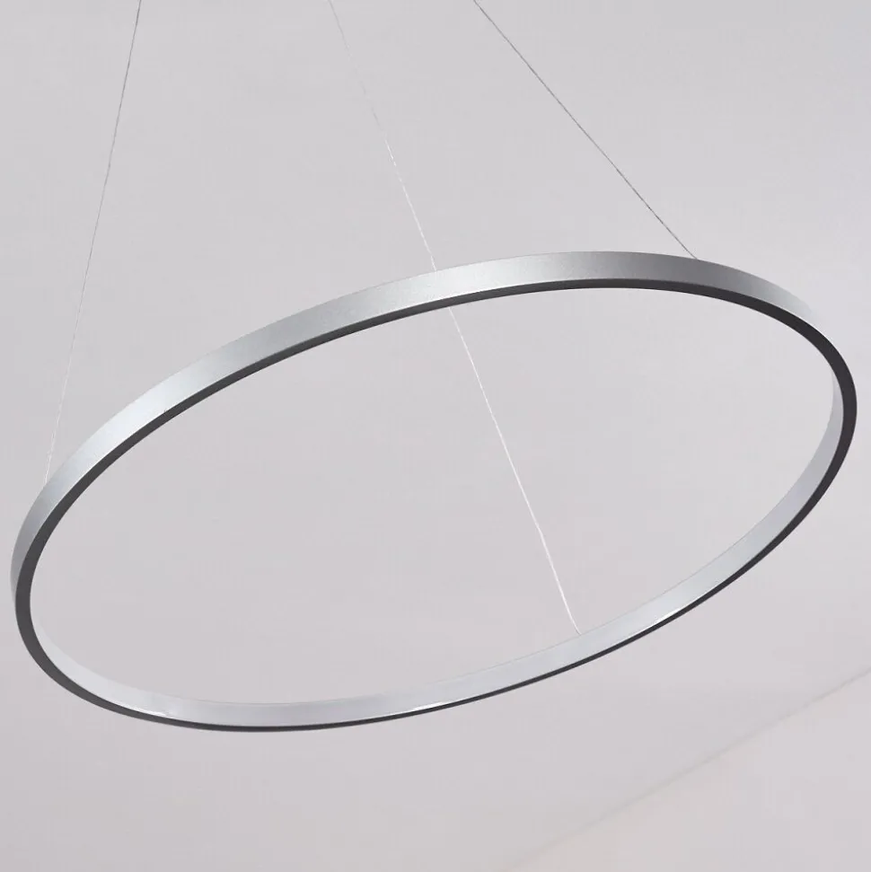 Suspension Canisteo Led Argente, 1 Lumiere