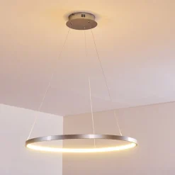 Suspension Canisteo Led Argente, 1 Lumiere